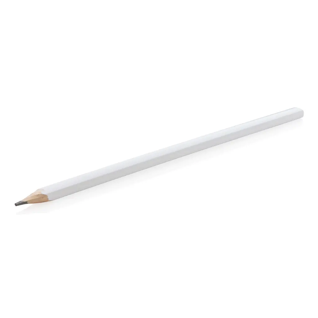 Drvena stolarska olovka od 25 cm P169.25 white-2