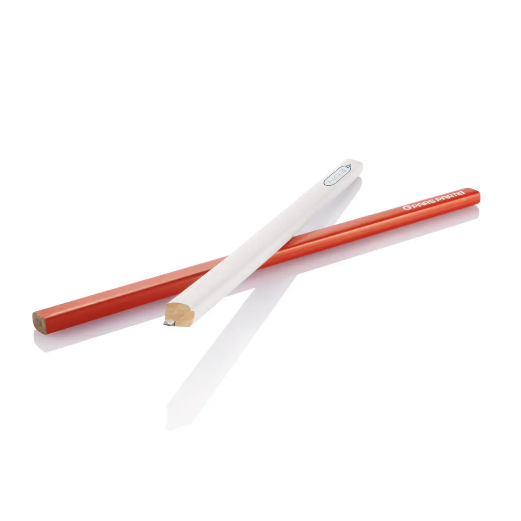 Drvena stolarska olovka od 25 cm P169.25 white-5