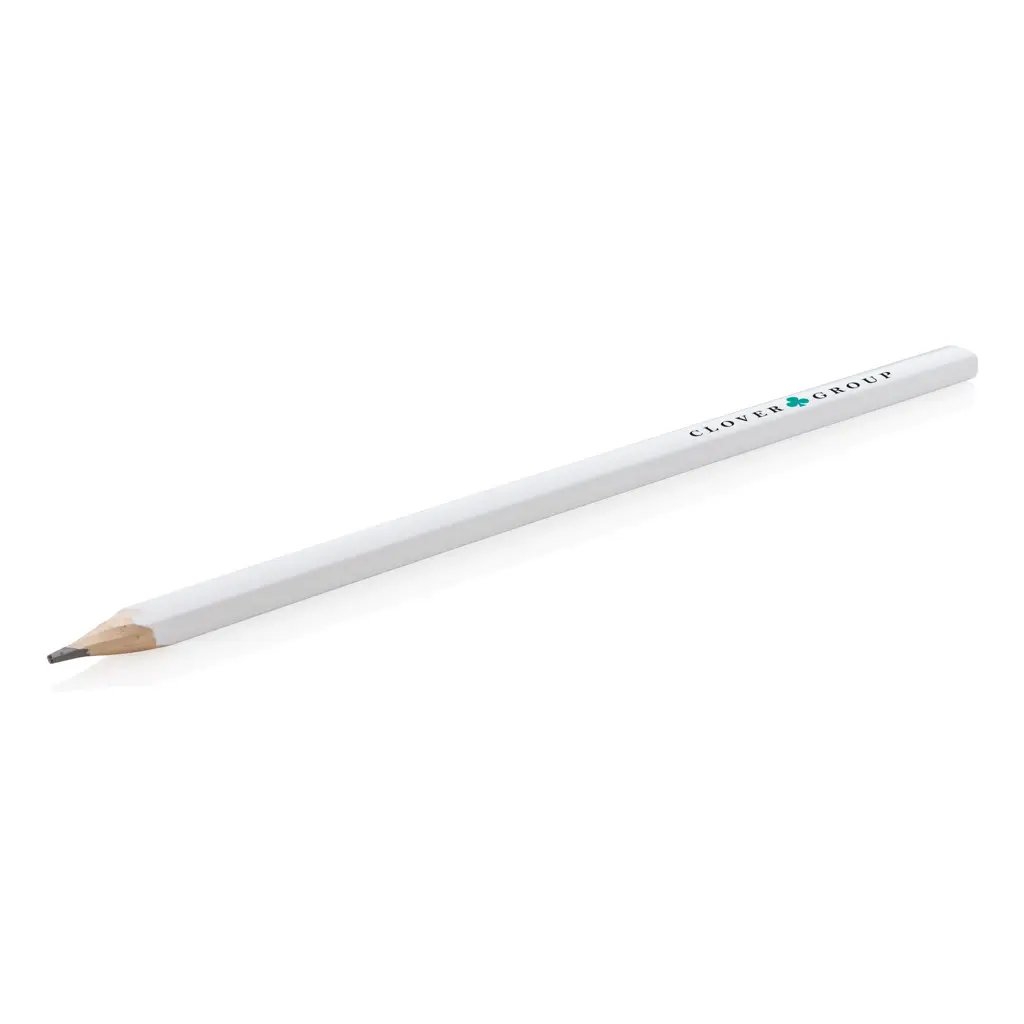 Drvena stolarska olovka od 25 cm P169.25 white-3