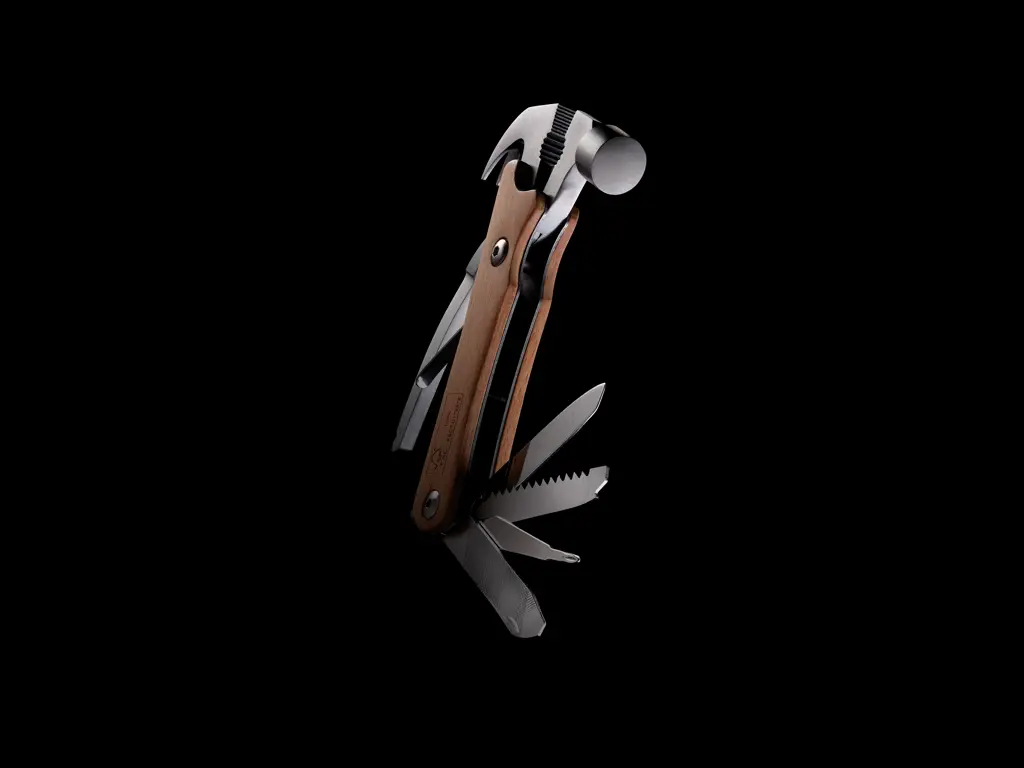 Drveni višenamjenski čekić P221.20 brown-10
