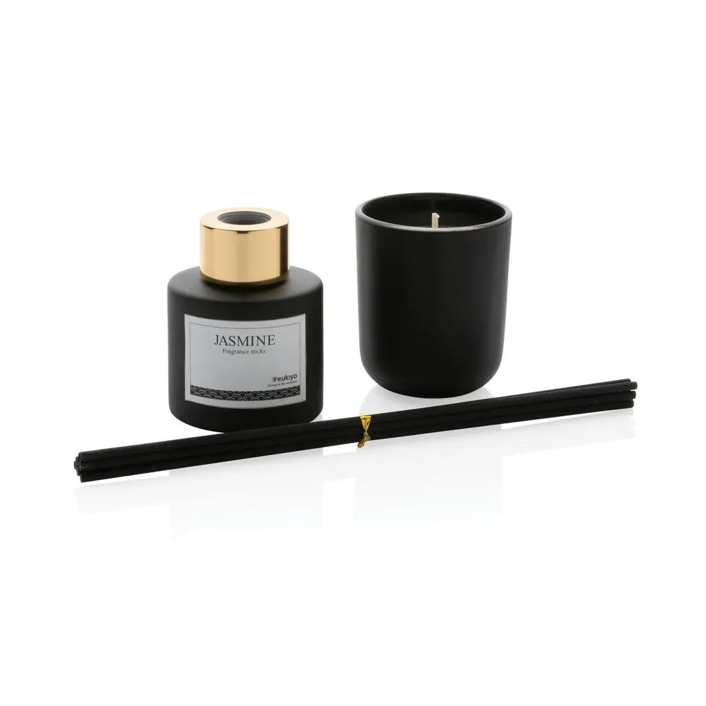 Poklon set svijeća i mirisnih štapića Ukiyo P262.97 black-2