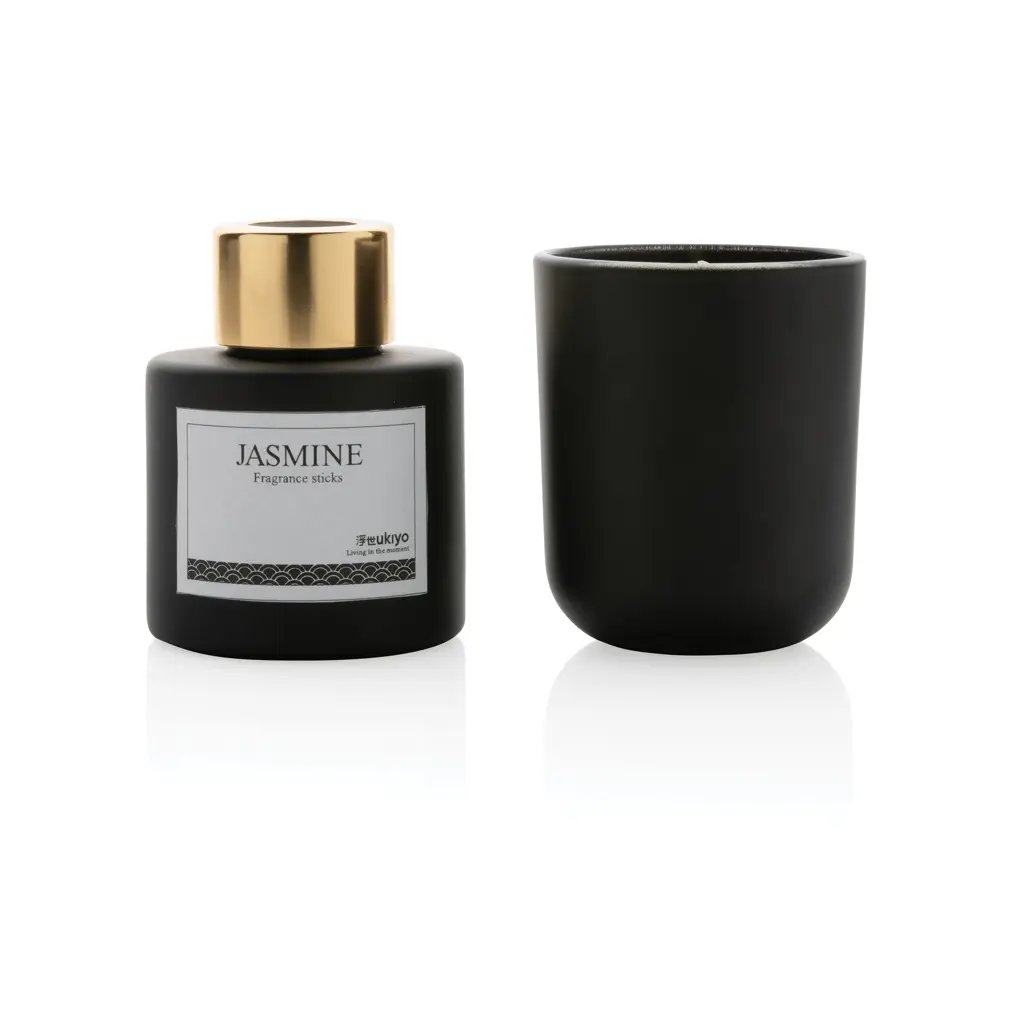 Poklon set svijeća i mirisnih štapića Ukiyo P262.97 black-3