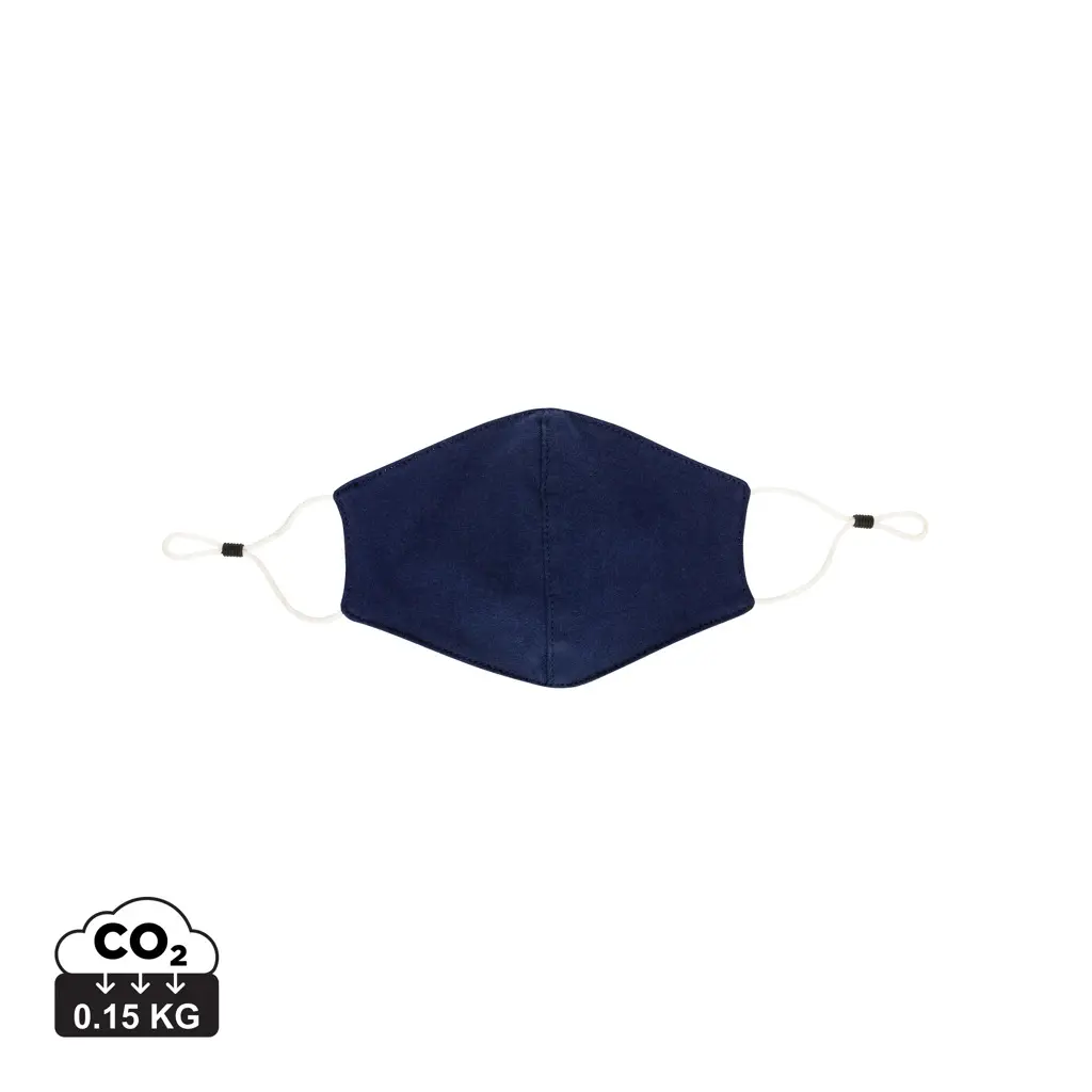 Dvoslojna pamučna maska ​​za lice za višekratnu upotrebu P265.89 navy-0