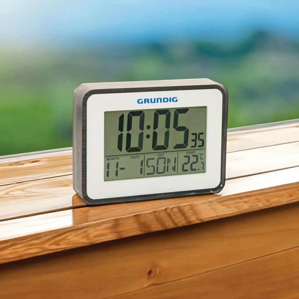 Meteorološka stanica alarm i kalendar Grundig P279.22 white-5