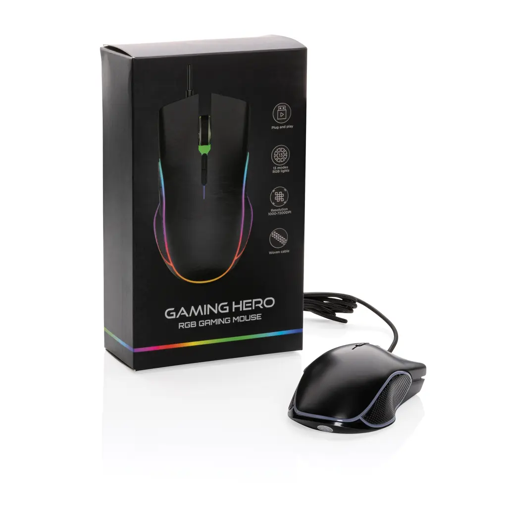 RGB gaming miš P300.16 black-15