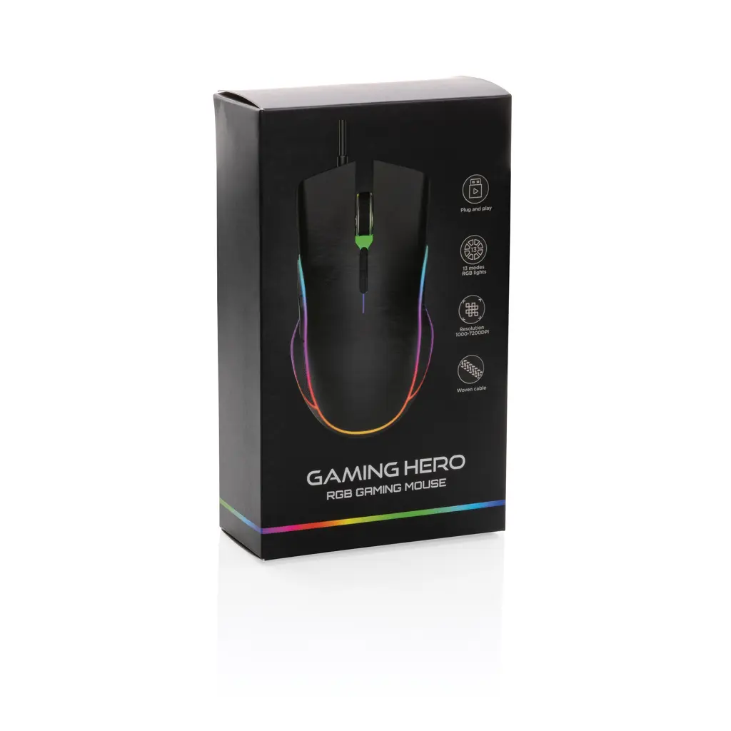 RGB gaming miš P300.16 black-16