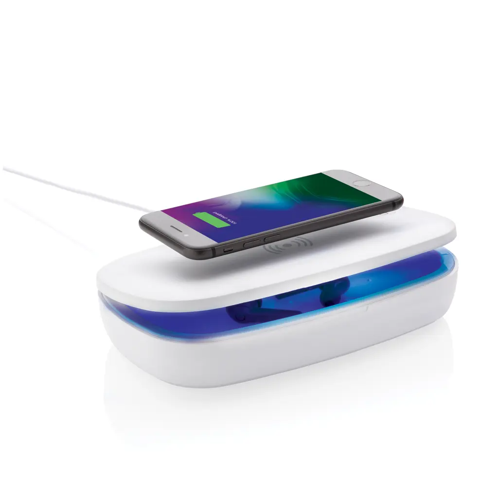 UV-C kutija za sterilizaciju s bežičnim punjačem 5W P301.11 white-13