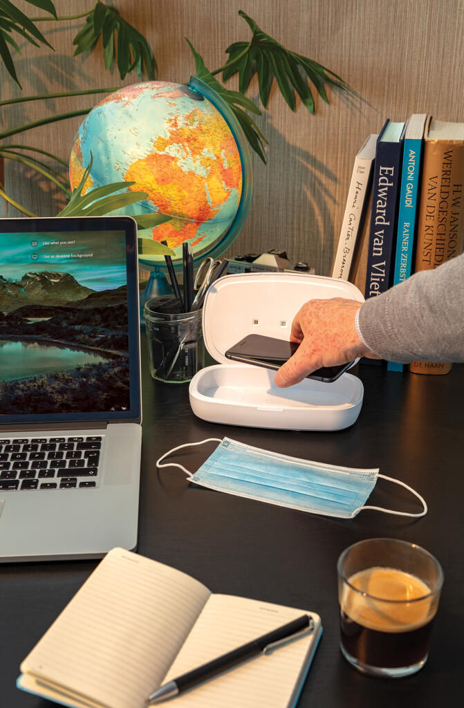 UV-C kutija za sterilizaciju s bežičnim punjačem 5W P301.11 white-16 UV-C kutija za sterilizaciju s bežičnim punjačem 5W P301.11 white-16