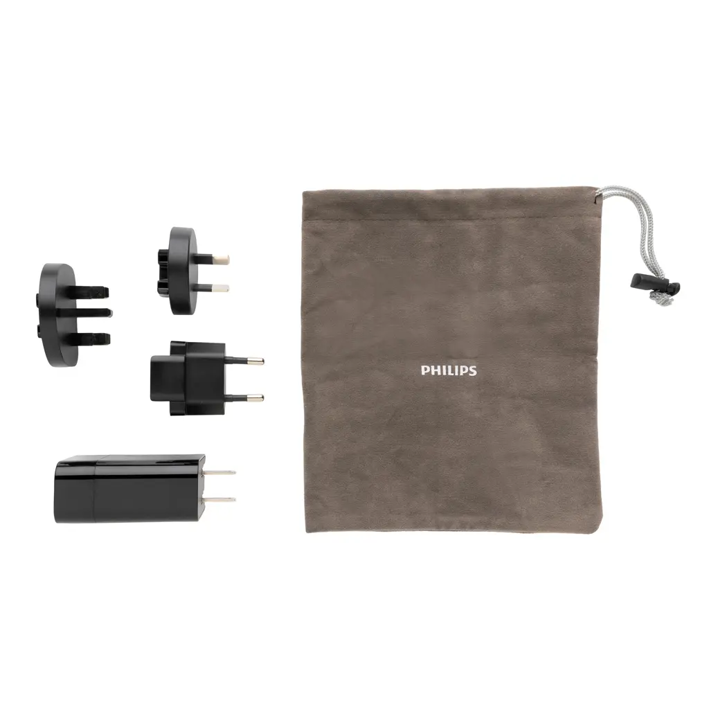 Ultra brzi putni adapter Philips P301.18 black-4