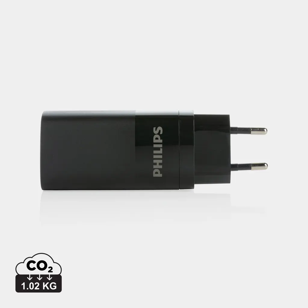 Zidni punjač 65 W Philips ultrabrzi PD 3-portni USB P301.28 black-0