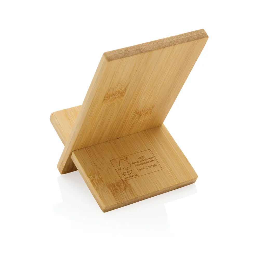Stalak za mobitel od bambusa u kraft kutiji P301.40 brown-4