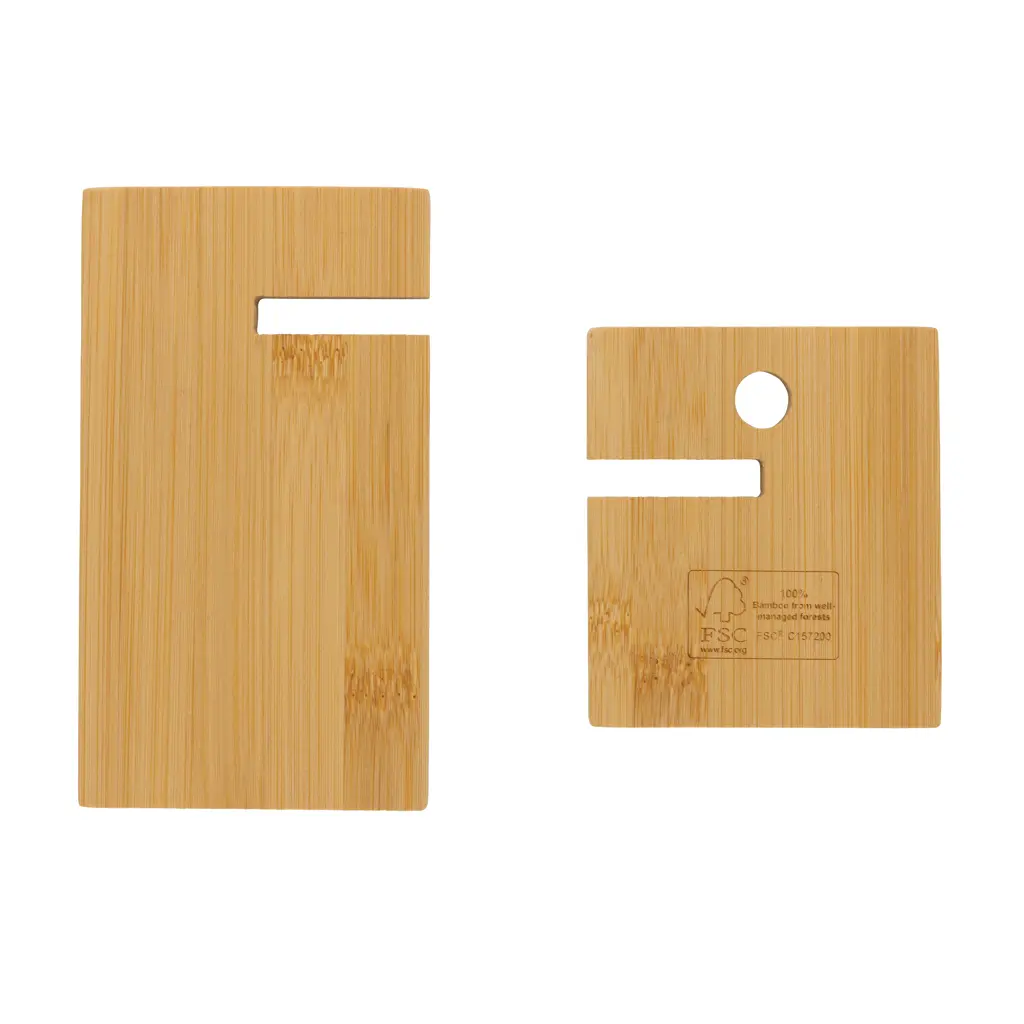 Stalak za mobitel od bambusa u kraft kutiji P301.40 brown-6