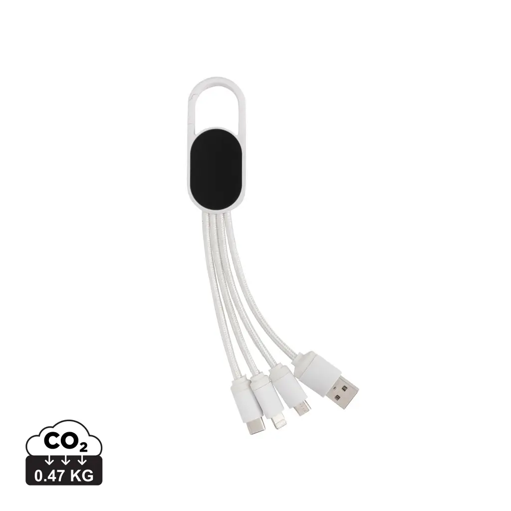 Kabel s karabinerom 4u1 P302.07 white-0