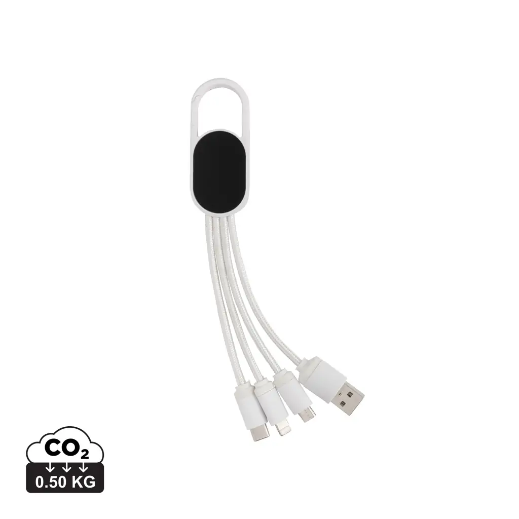 Kabel s karabinerom 4u1 P302.07 white-8