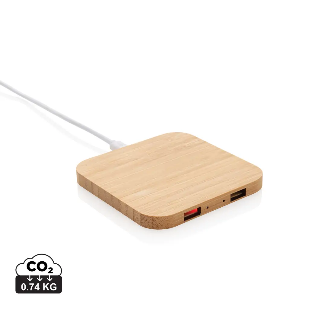 Bežični punjač s USB-om 5W P308.14 brown-12