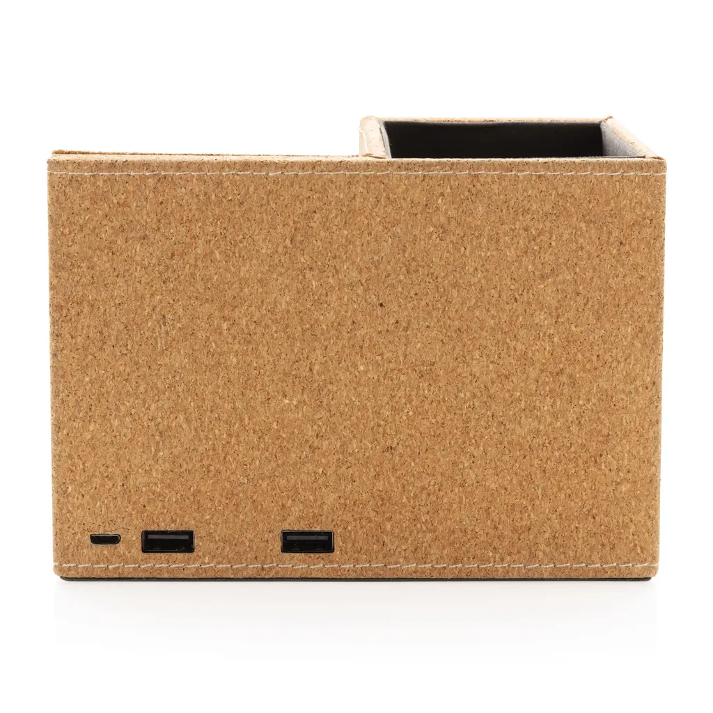 Bežični punjač 5W i pluteni držač za olovku P308.19 khaki-5
