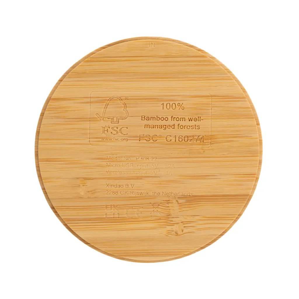 Bežični punjač 5W okrugli P308.22 brown-4