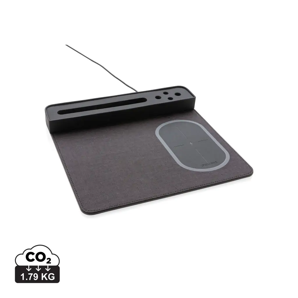 Podloga za miša s bežičnim punjenjem mobitela P308.25 black-15