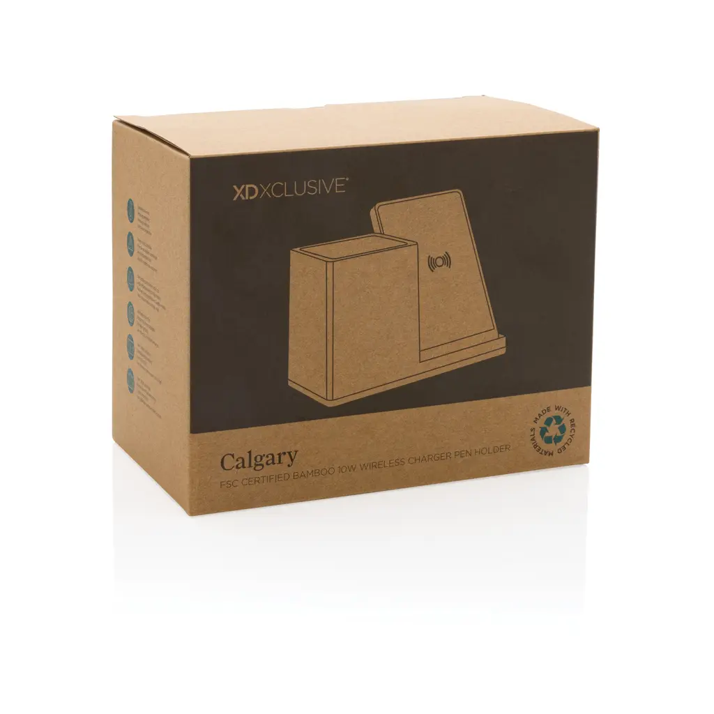 Bežični punjač Calgary bambus 10W P308.47 brown-15
