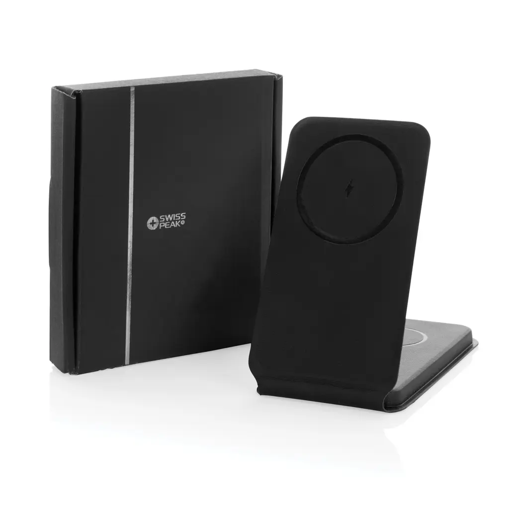 Magnetni bežični punjač 15W 3u1 Swiss Peak RCS P308.54 black-18