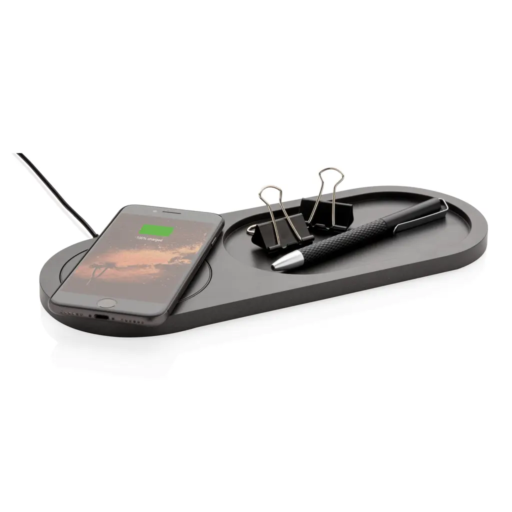 Bežični punjač 10W sa stolnim organizatorom P308.59 black-4