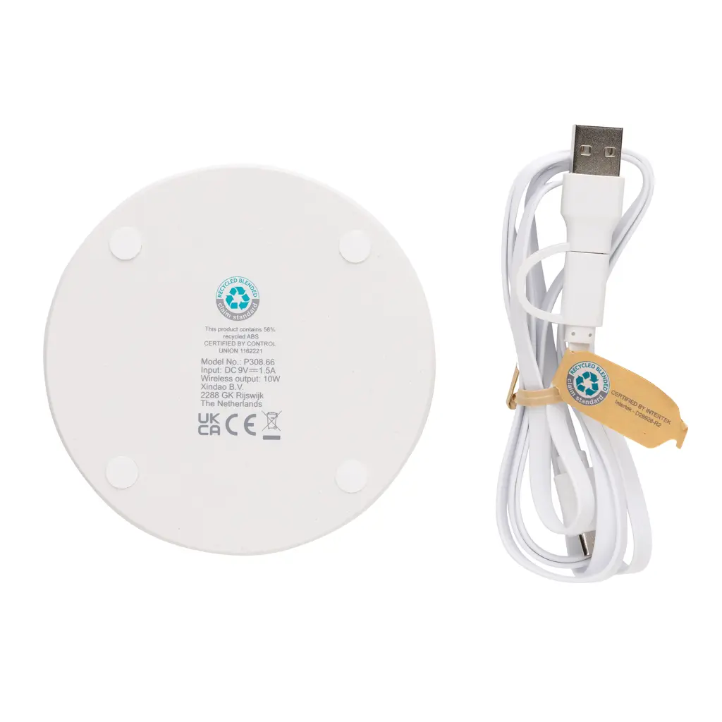 Bežični punjač od 10W RCS P308.66 white-5