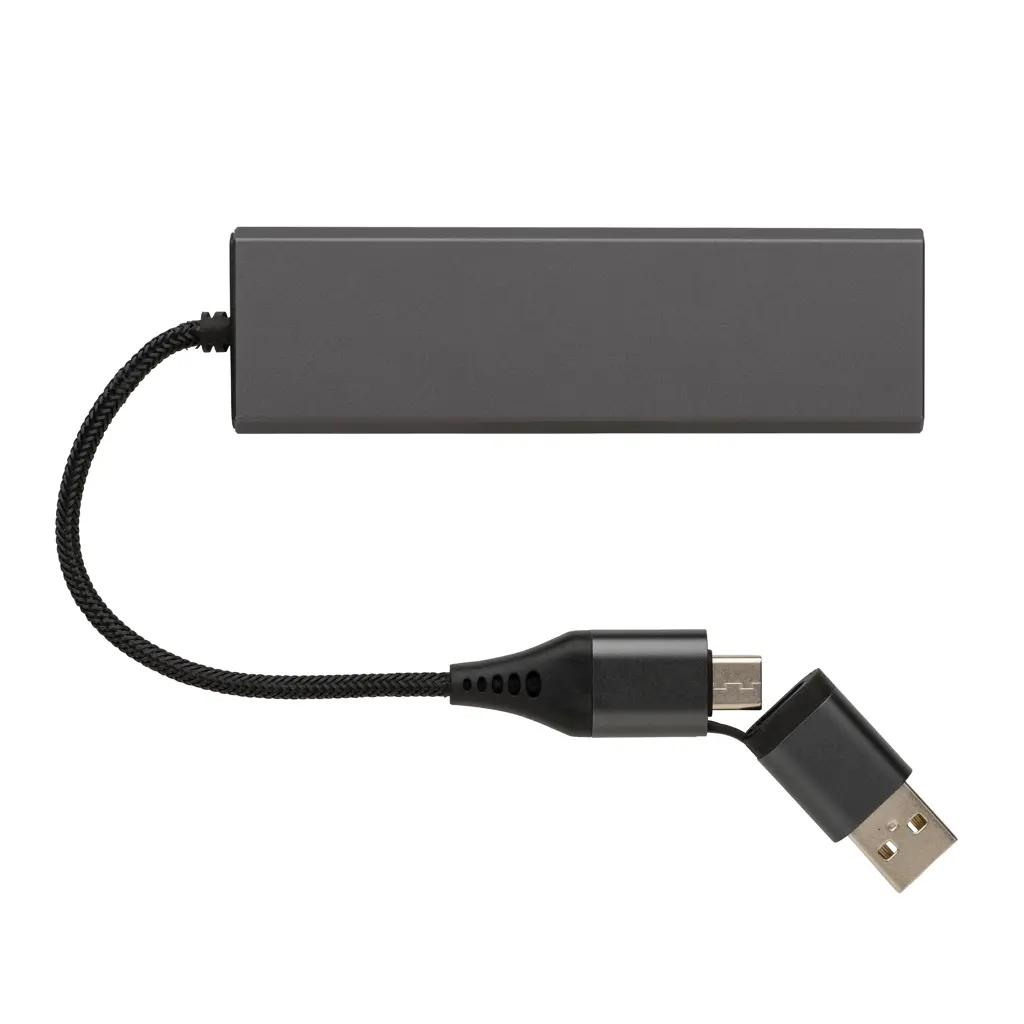 Hub s 3 USB priključka Terra RCS P308.68 grey-4