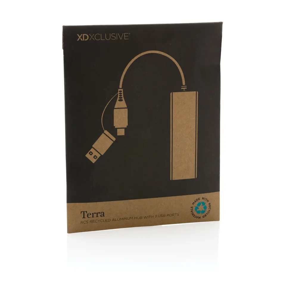 Hub s 3 USB priključka Terra RCS P308.68 grey-9