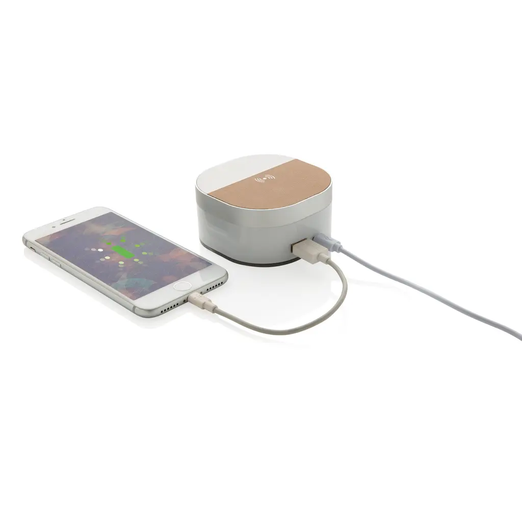 Bežični digitalni sat za punjenje Aria 5W P308.69 white-7
