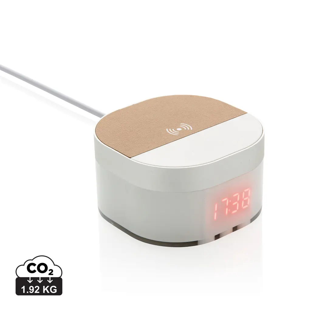 Bežični digitalni sat za punjenje Aria 5W P308.69 white-0