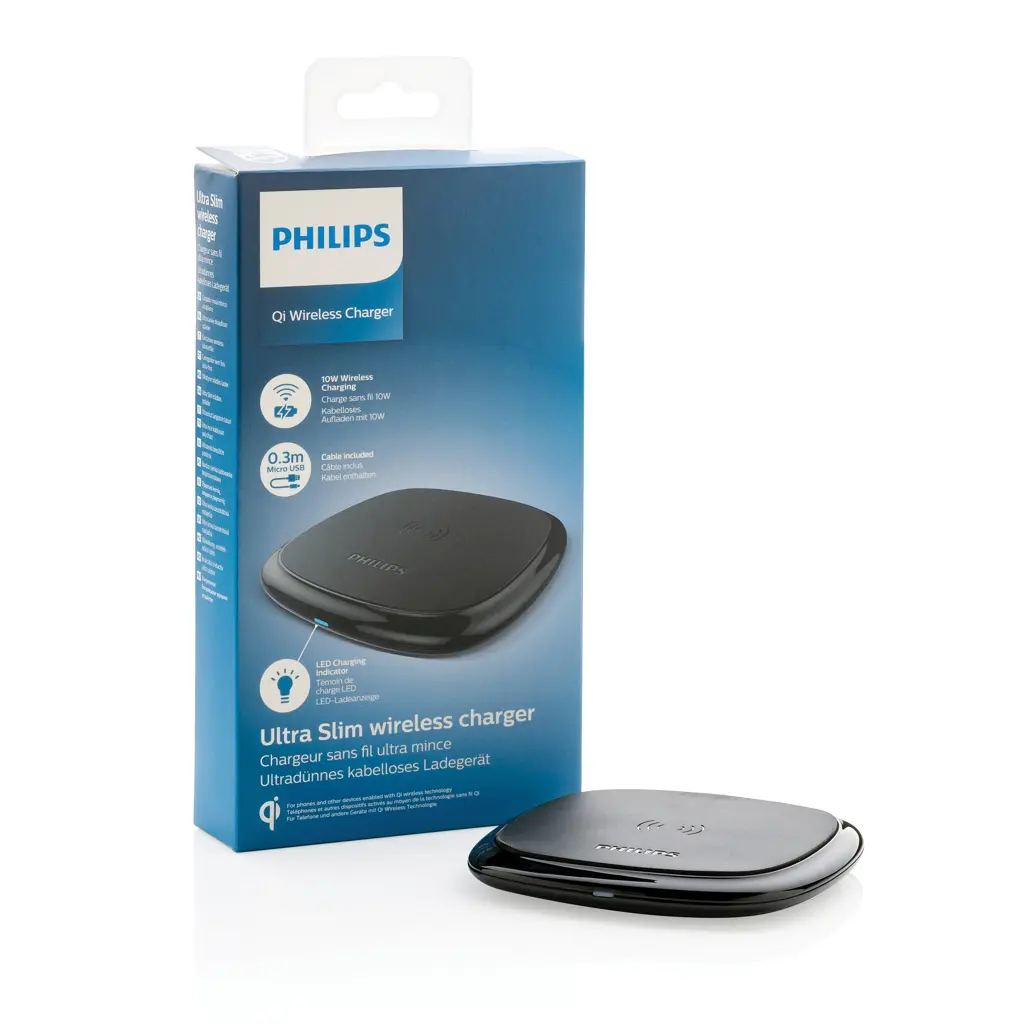Bežični punjač Philips 10W Qi P308.74 black-6