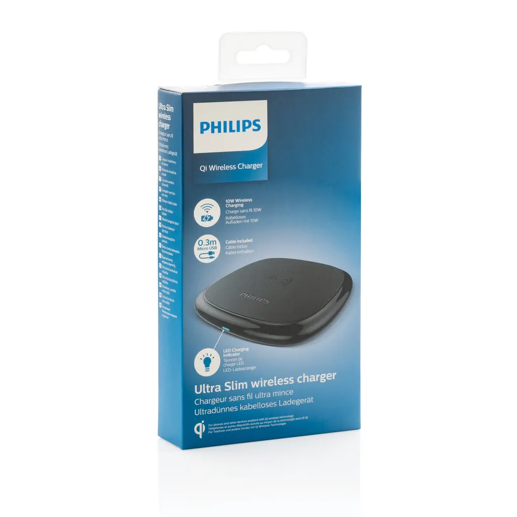 Bežični punjač Philips 10W Qi P308.74 black-7