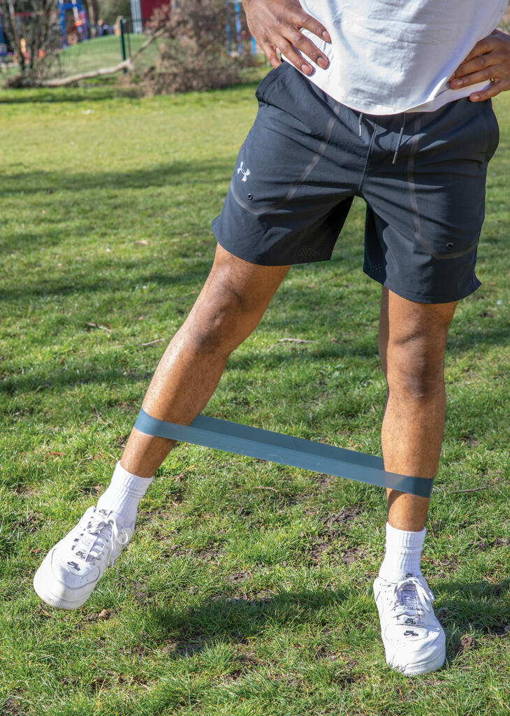 Elastična traka za fitness u torbici 4u1 P320.04 black-9