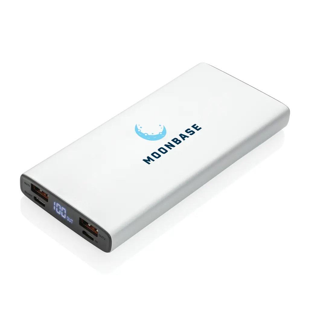 Aluminijski 18W 10.000 mAh PD punjač P322.24 silver-3