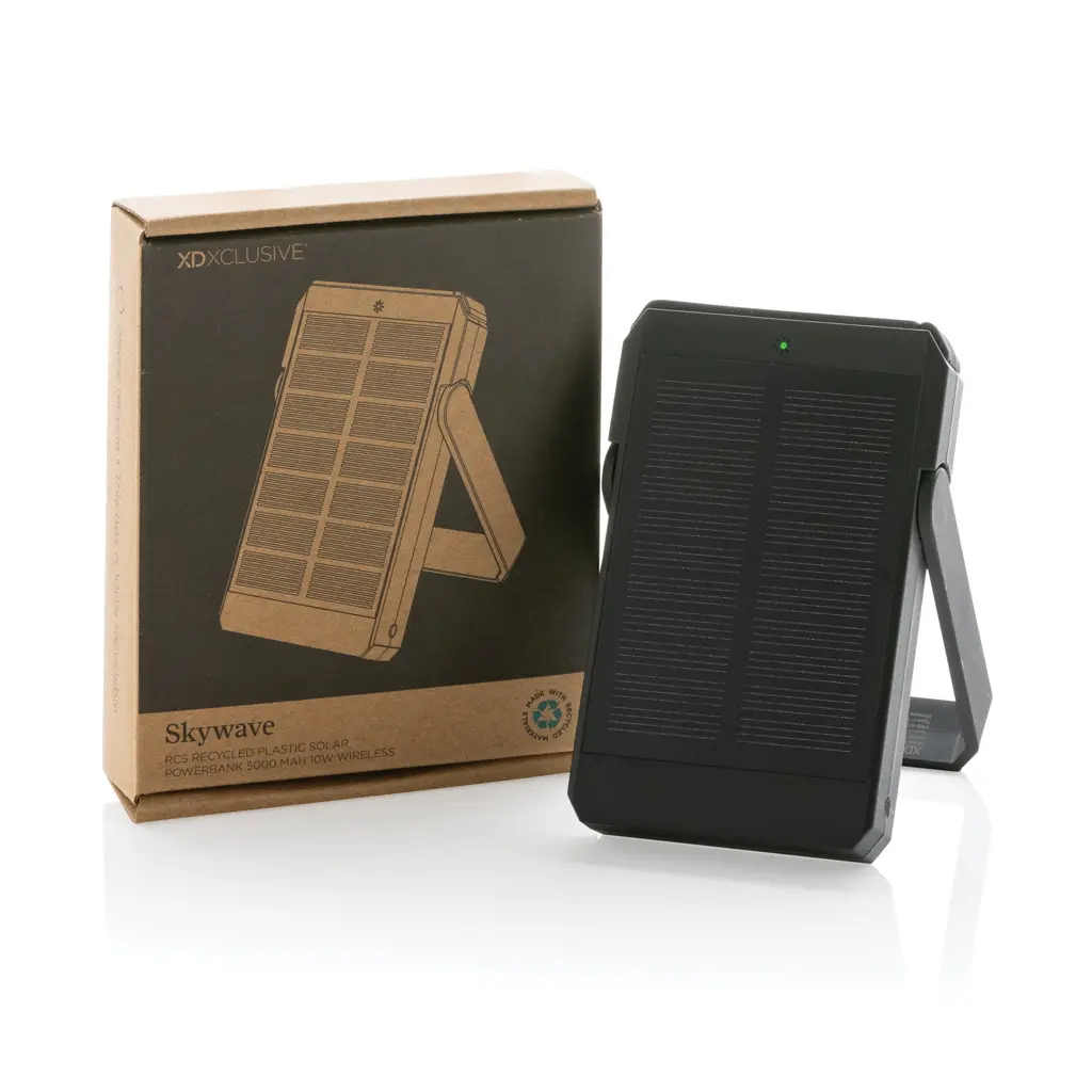 Solarni bežični Power bank 5000 mAh 10W Skywave RCS P322.36 black-14