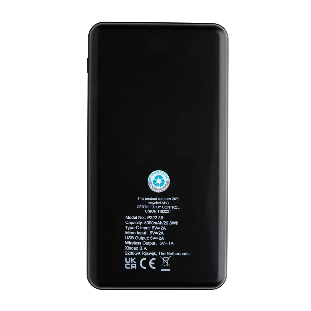Bežični Power bank 8000 mAh RCS P322.38 brown-6