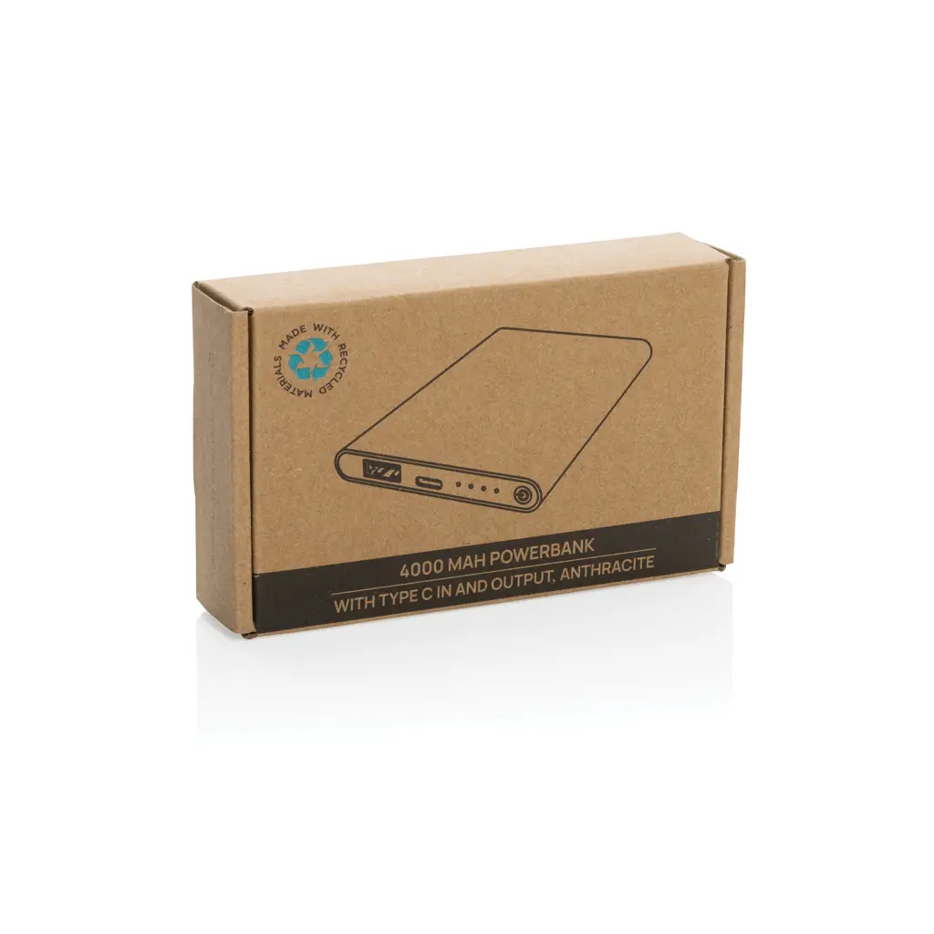 Power bank 4000 mah type-C RCS P322.42 anthracite-11