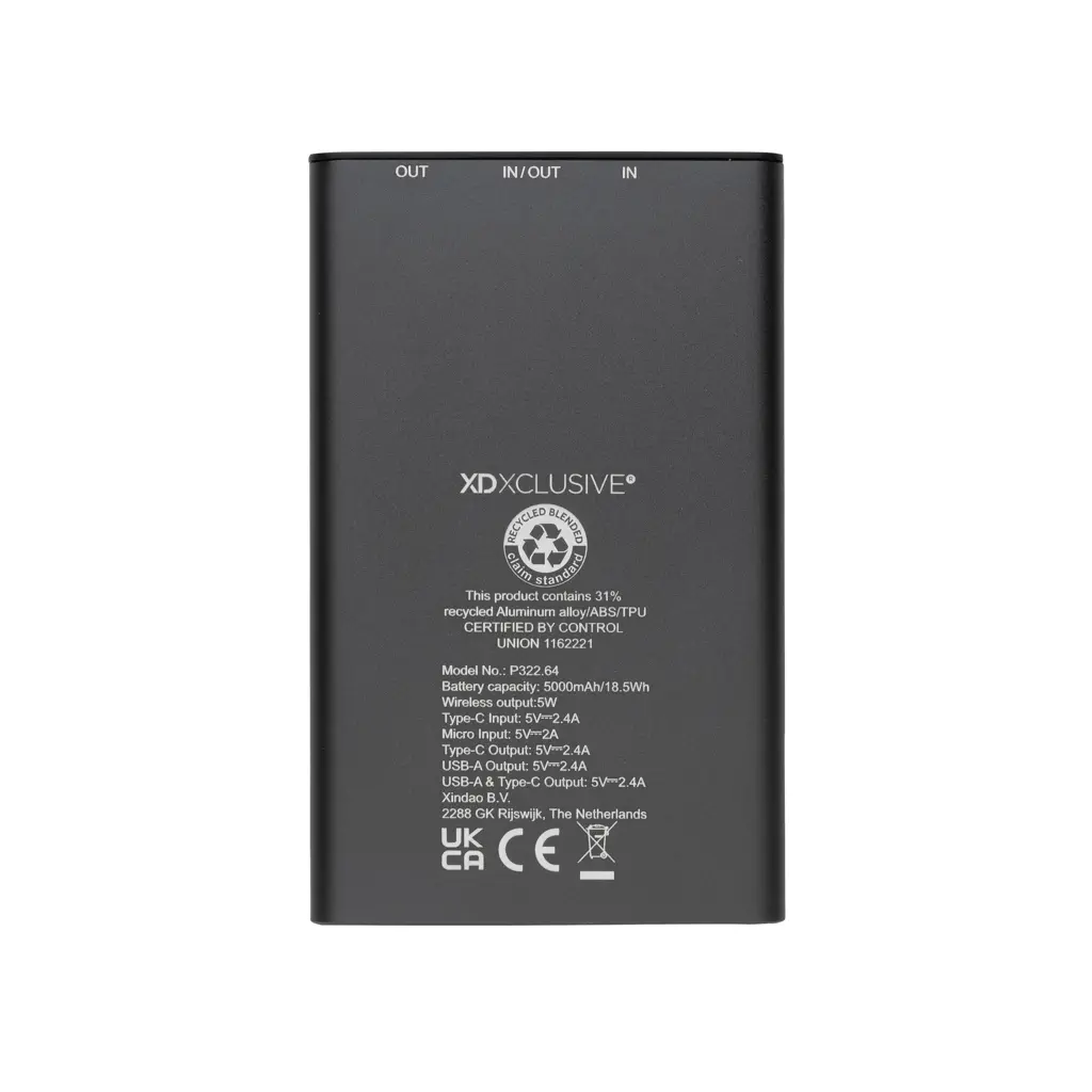 Power bank 5W bežični 5000 mAh Terra RCS P322.64 grey-8