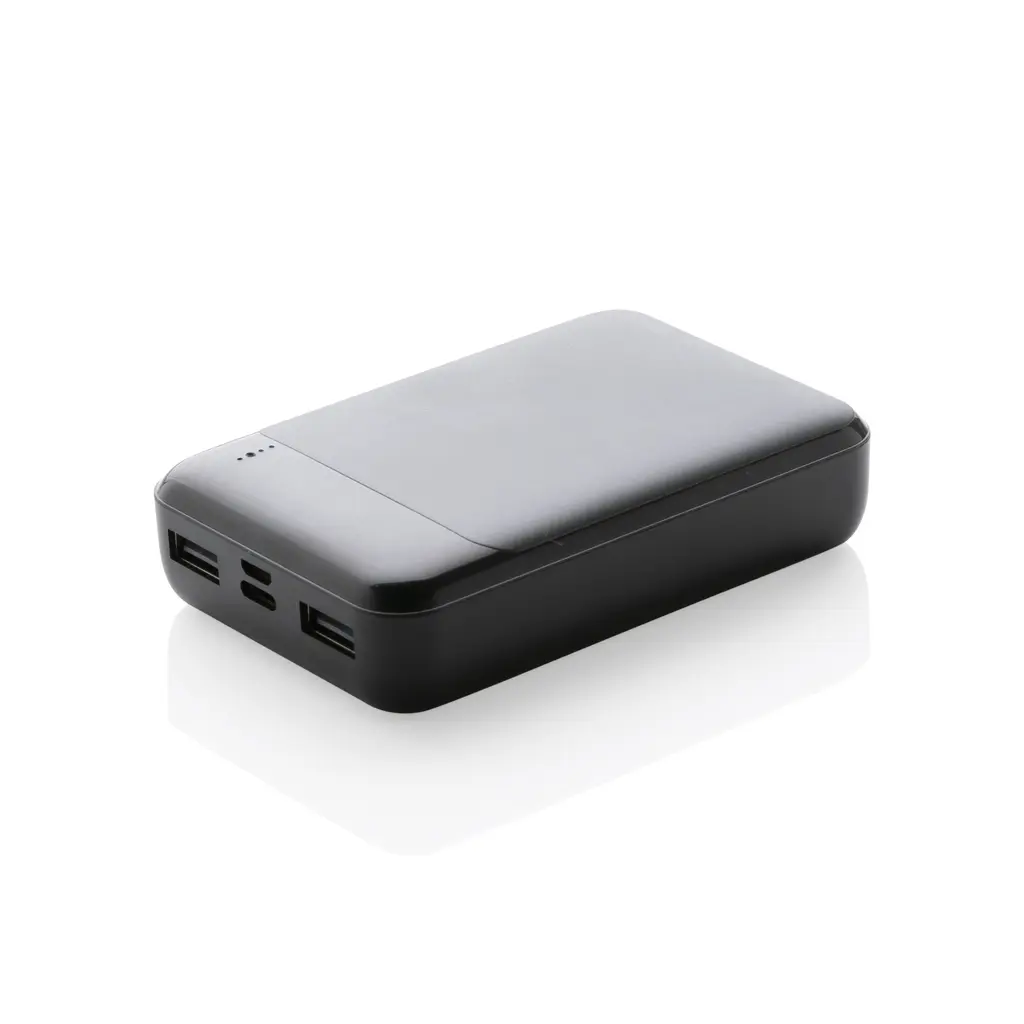 Power bank od reciklirane plastike 10.000 mAh P322.66 black-1