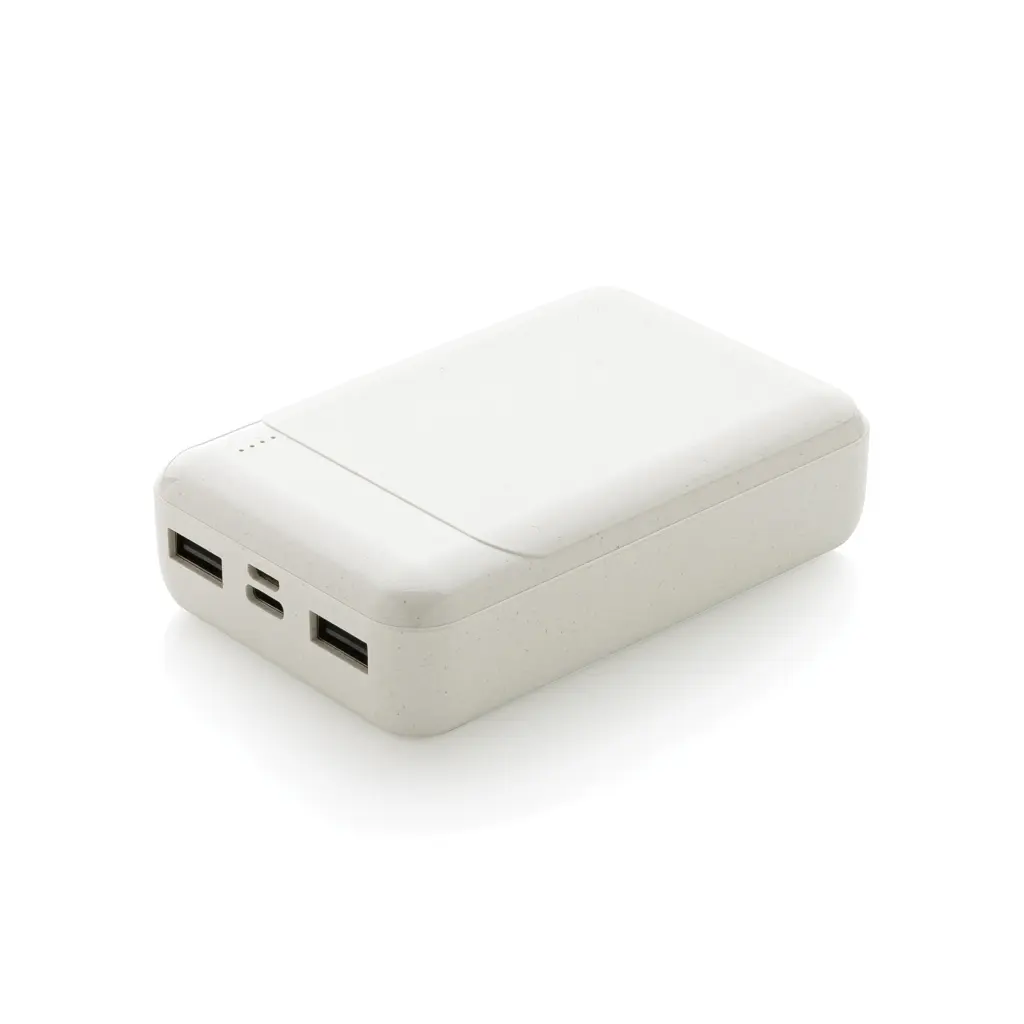 Power bank od reciklirane plastike 10.000 mAh P322.66 white-1