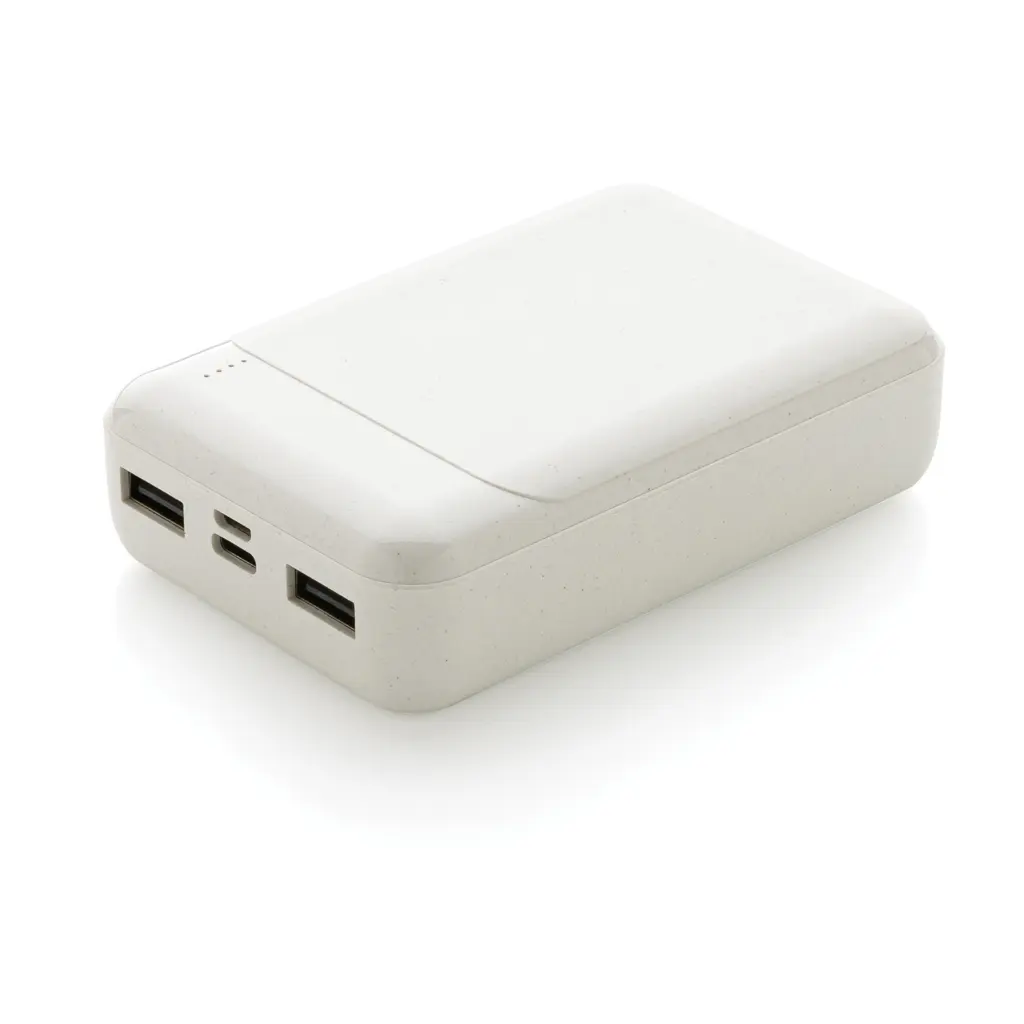 Power bank od reciklirane plastike 10.000 mAh P322.66 white-9
