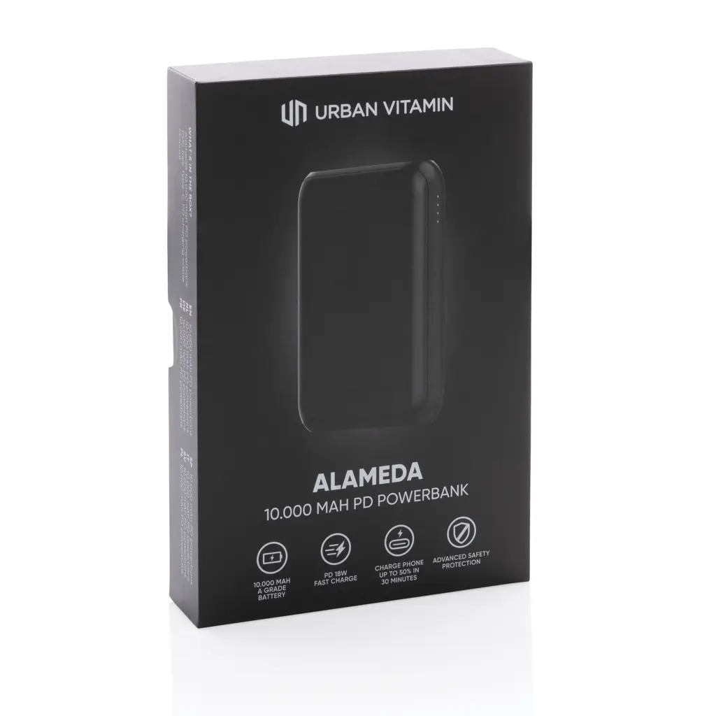 Power bank 10.000 mAh 18W PD Urban Vitamin Alameda P322.70 black-9