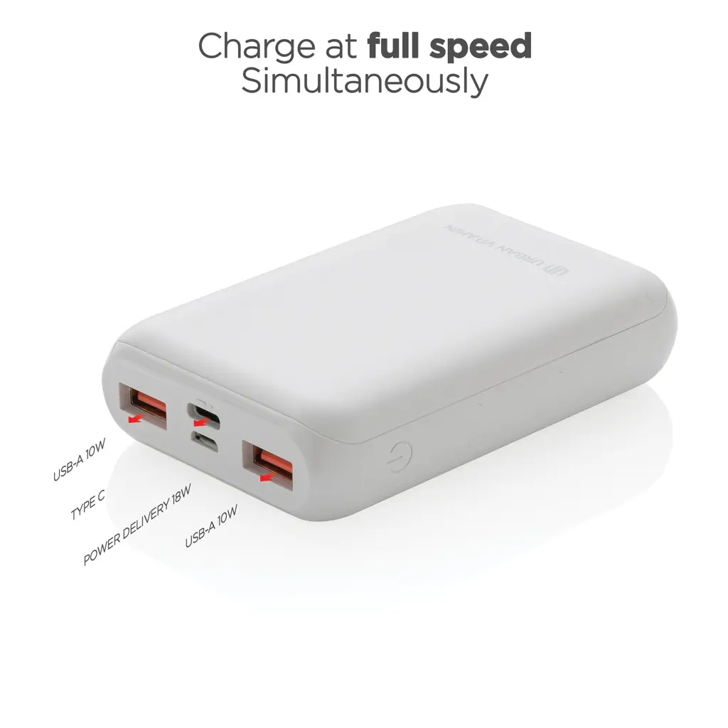 Power bank 10.000 mAh 18W PD Urban Vitamin Alameda P322.70 white-6