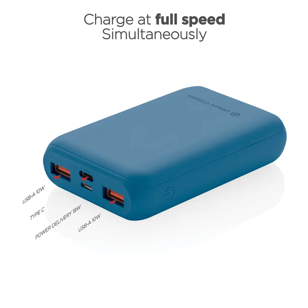 Power bank 10.000 mAh 18W PD Urban Vitamin Alameda P322.70 blue-5