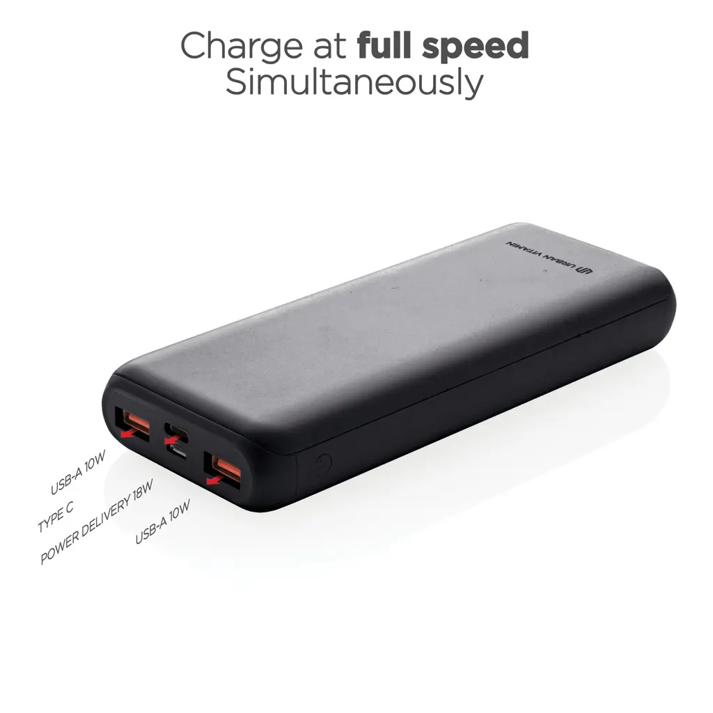 Power bank Urban Vitamin Pasadena 20.000 mAh 18W PD P322.75 black-5