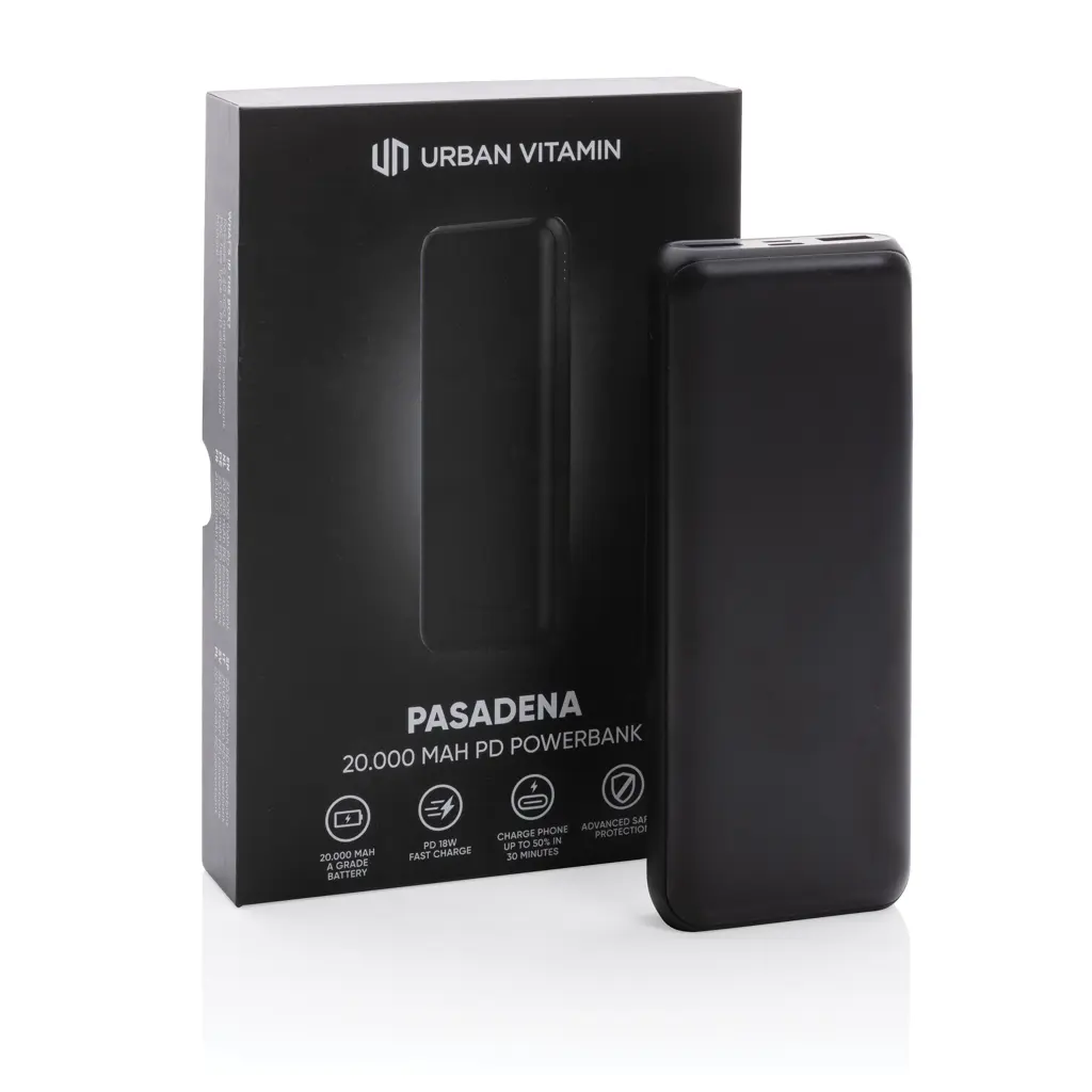 Power bank Urban Vitamin Pasadena 20.000 mAh 18W PD P322.75 black-7