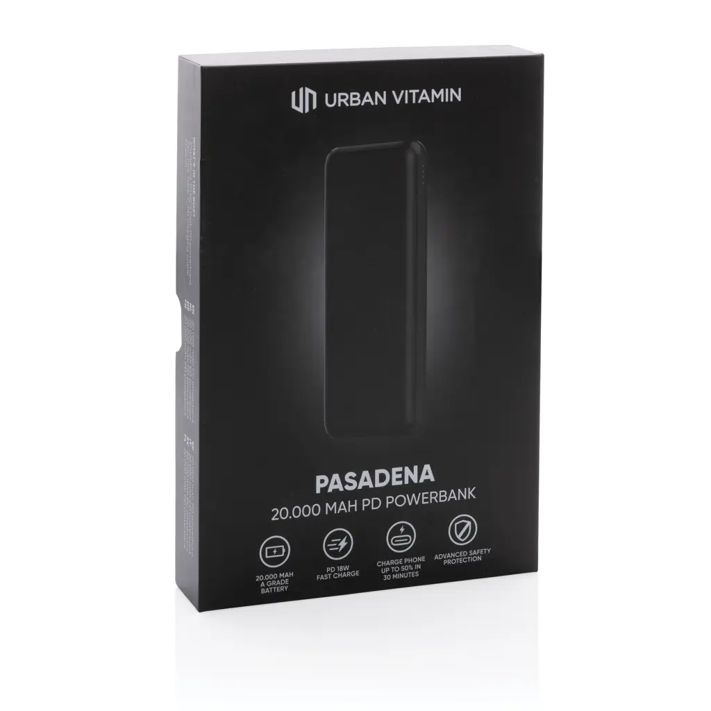 Power bank Urban Vitamin Pasadena 20.000 mAh 18W PD P322.75 black-8