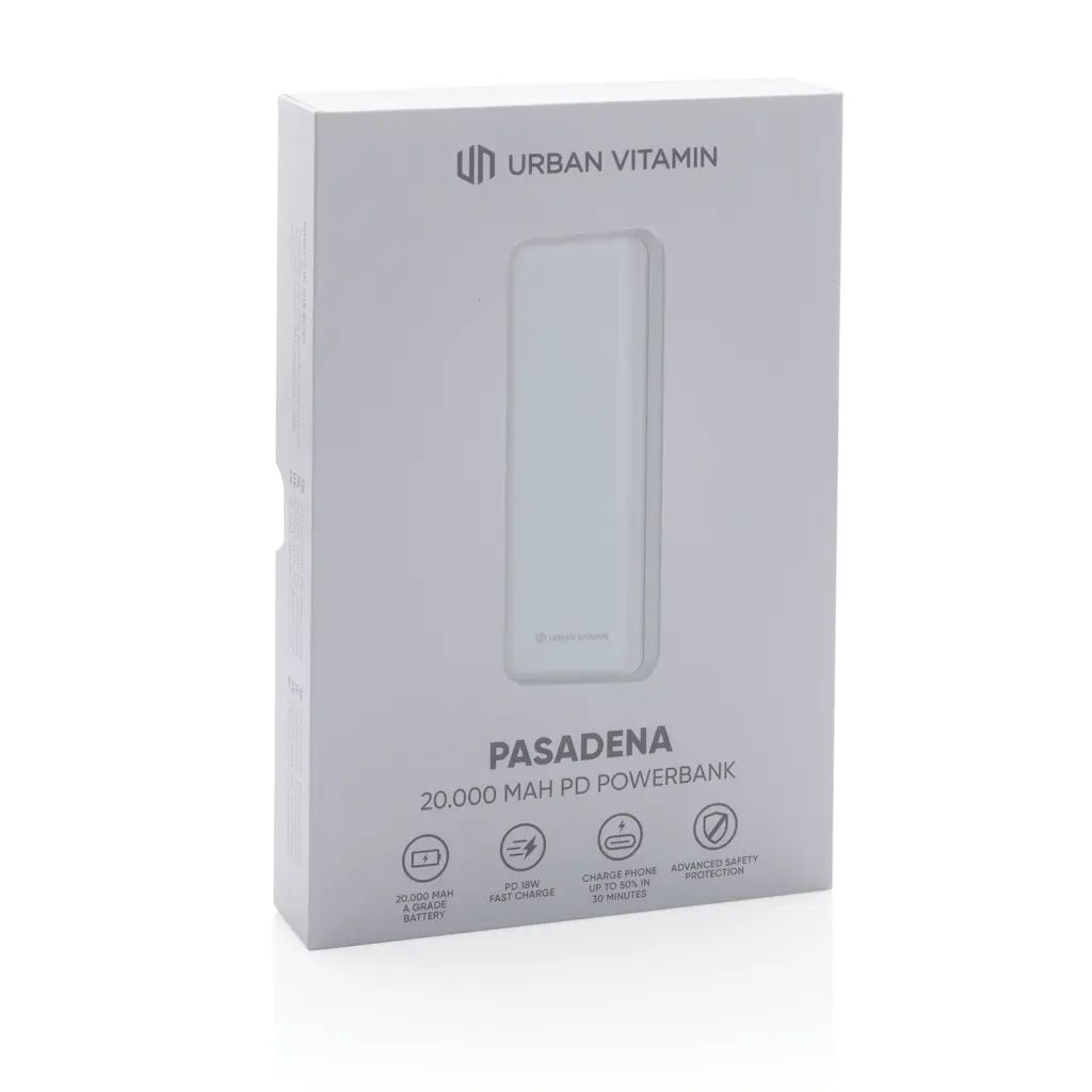 Power bank Urban Vitamin Pasadena 20.000 mAh 18W PD P322.75 white-11
