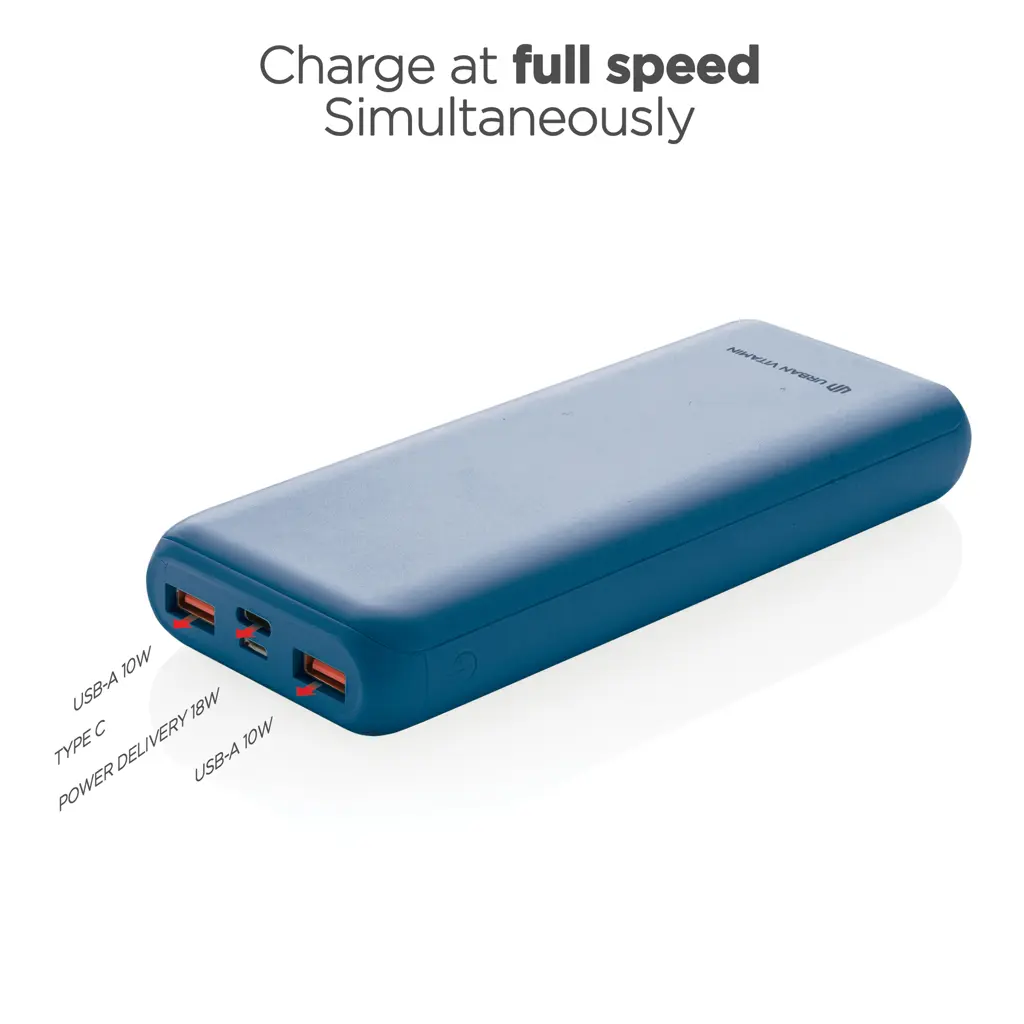 Power bank Urban Vitamin Pasadena 20.000 mAh 18W PD P322.75 blue-5