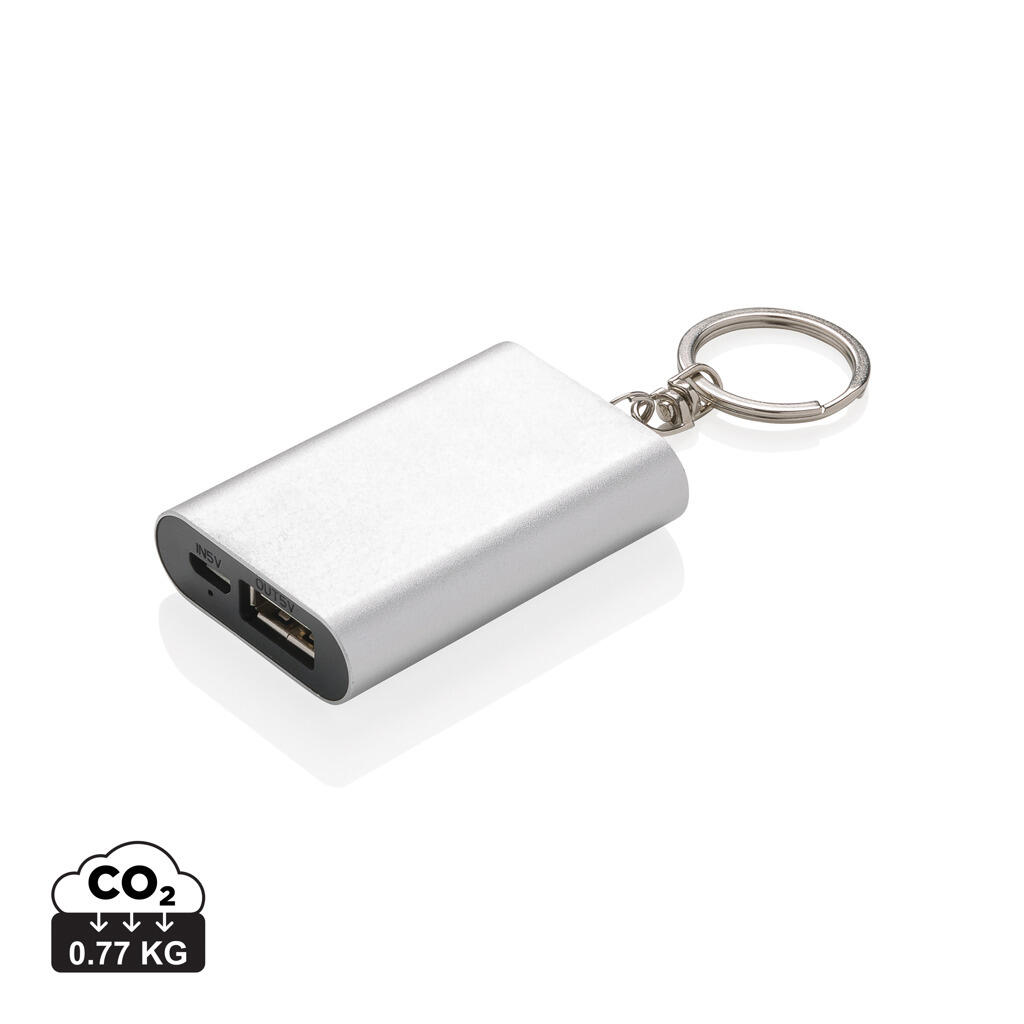 Power bank privjesak za ključeve 1.000 mAh P324.19 grey-0 Power bank privjesak za ključeve 1.000 mAh P324.19 grey-0